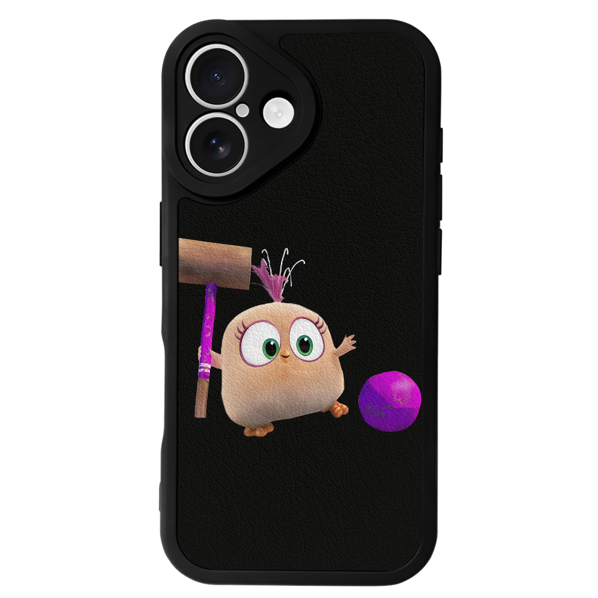 （画像用） Angry Birds アングリーバード 【iPhone 16シリーズ対応】シリコンスマホケース（レザー調） 材質：シリコン